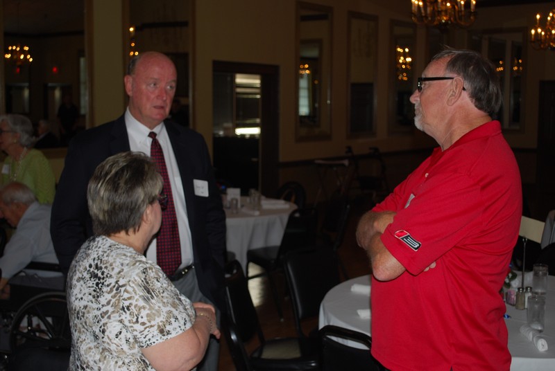 Jimmy Clift, Lou Flippen Sullivan and Lou's husband, class of '64
