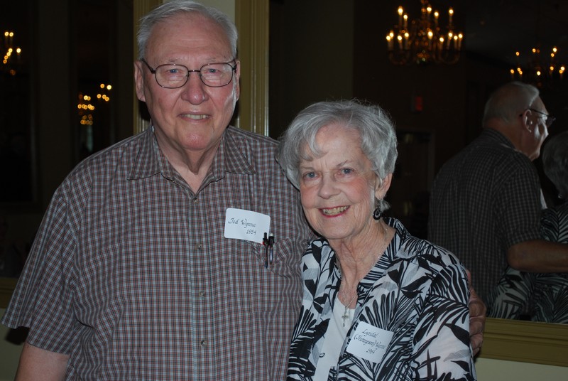 Ted Wynne and wife class of '54