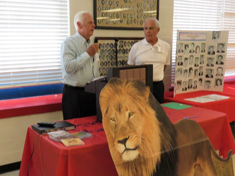 Coach Younger and President David Clayton