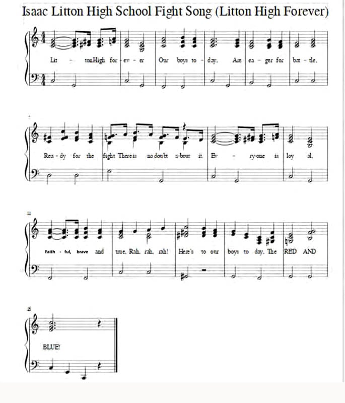 Litton High Forever Sheet Music