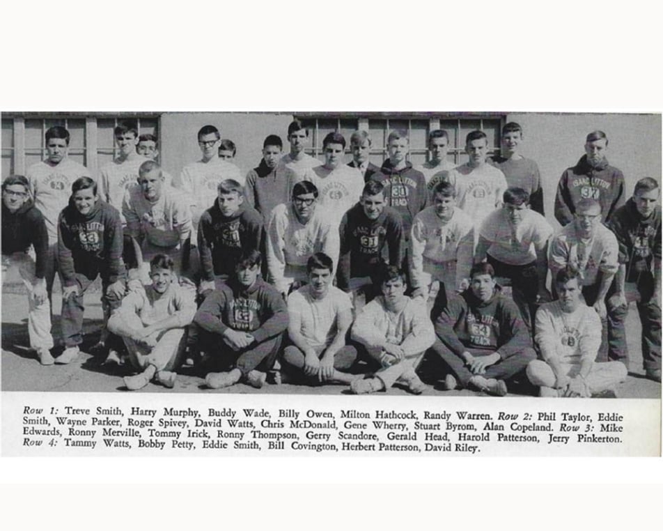 1965, the Lions track team won the District Championship
